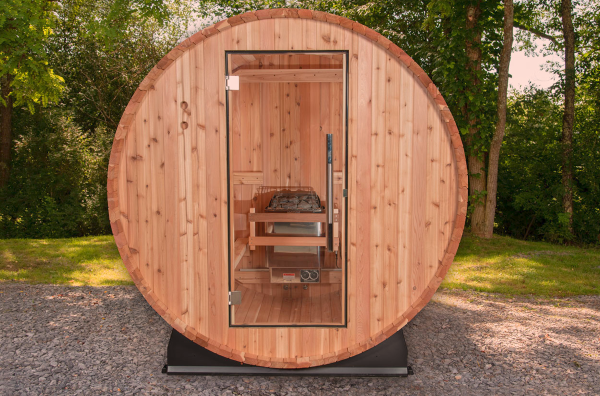 How does a barrel sauna work? Learn more about saunas. Heavenly Saunas