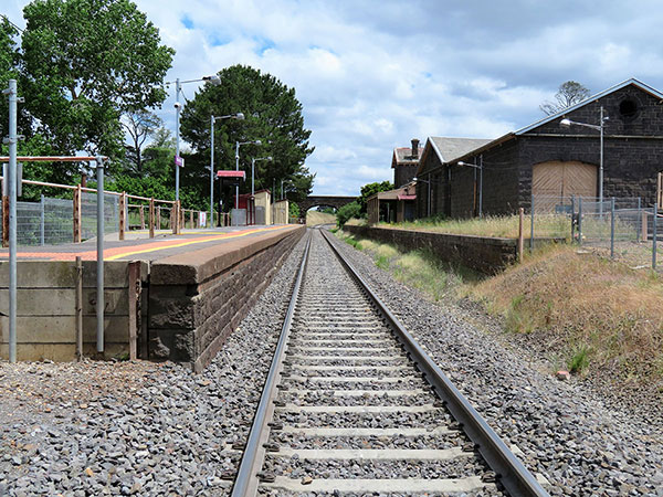 Country outback railway