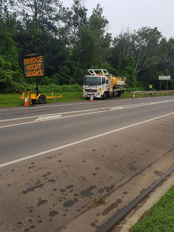 Geo Radar Australia Sucker Truck Bridge Works Bundaberg