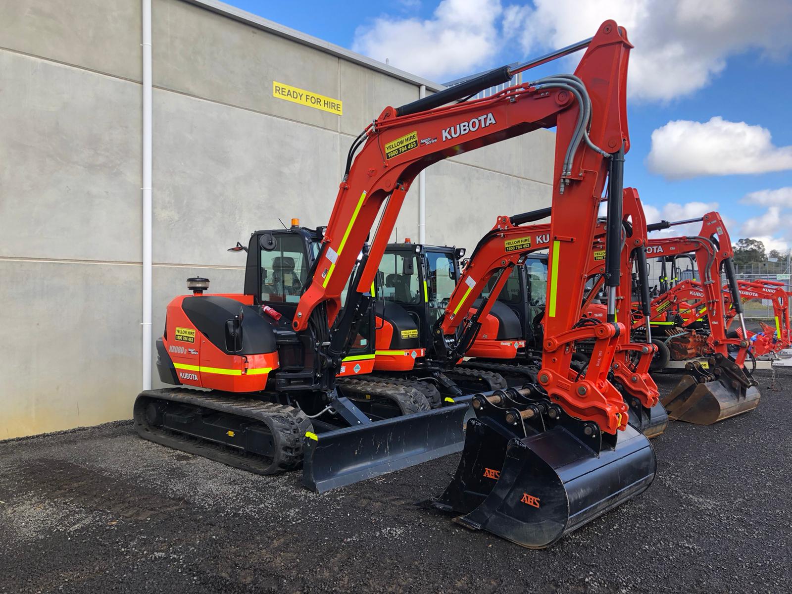 8 Tonne Excavator Hire Australia Wide Yellow Hire