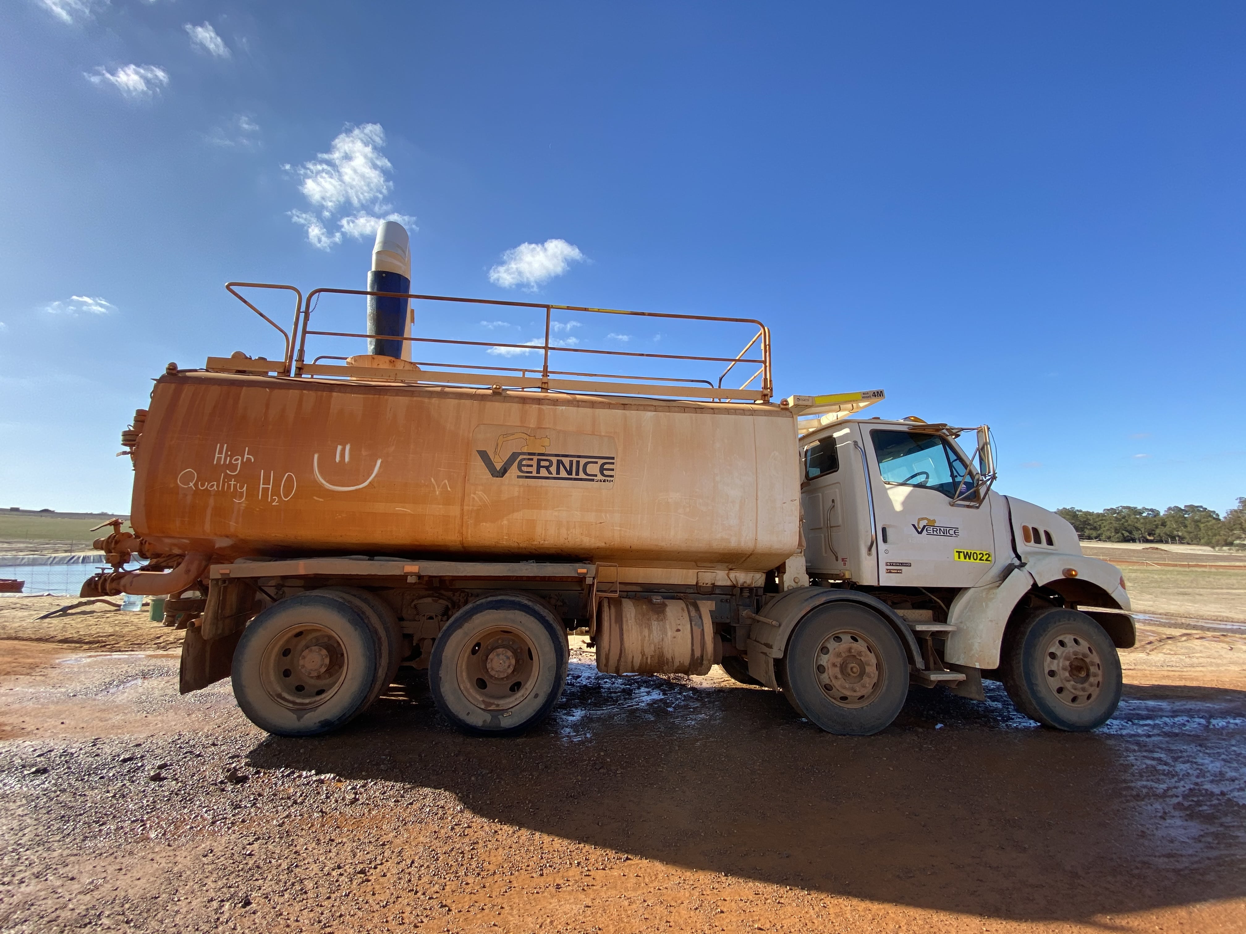 Water Cart Hire & Water Truck Hire Western Australia Vernice