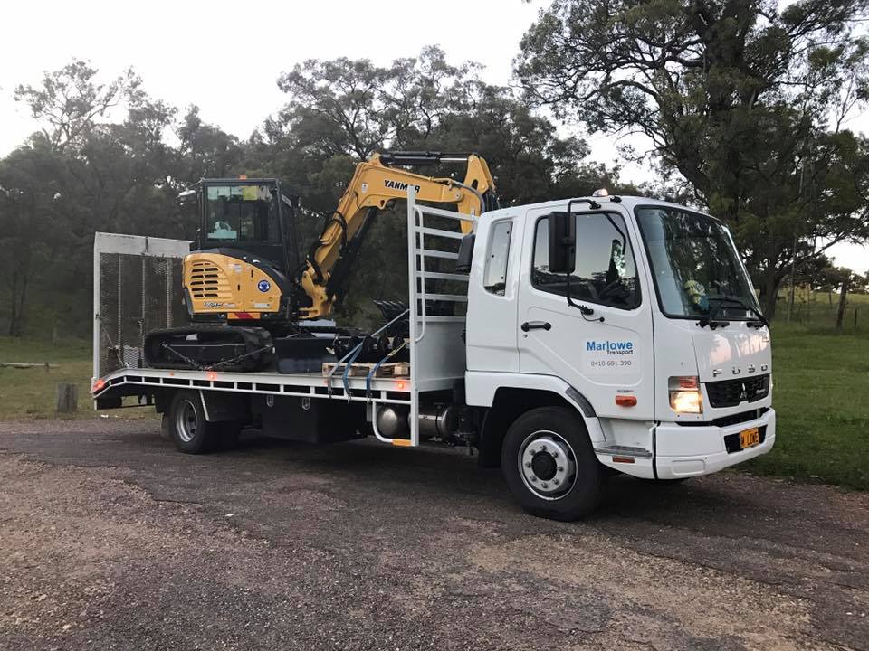 Marlowe Transport - Excavator Transport