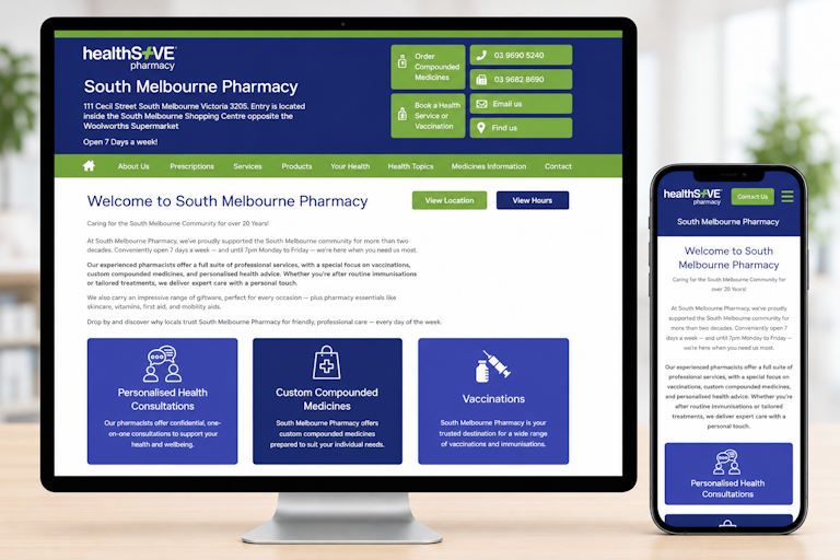 Palm Springs Pharmacy David D’Orazio MedAdvisor Web Solutions Pharmacy Websites
