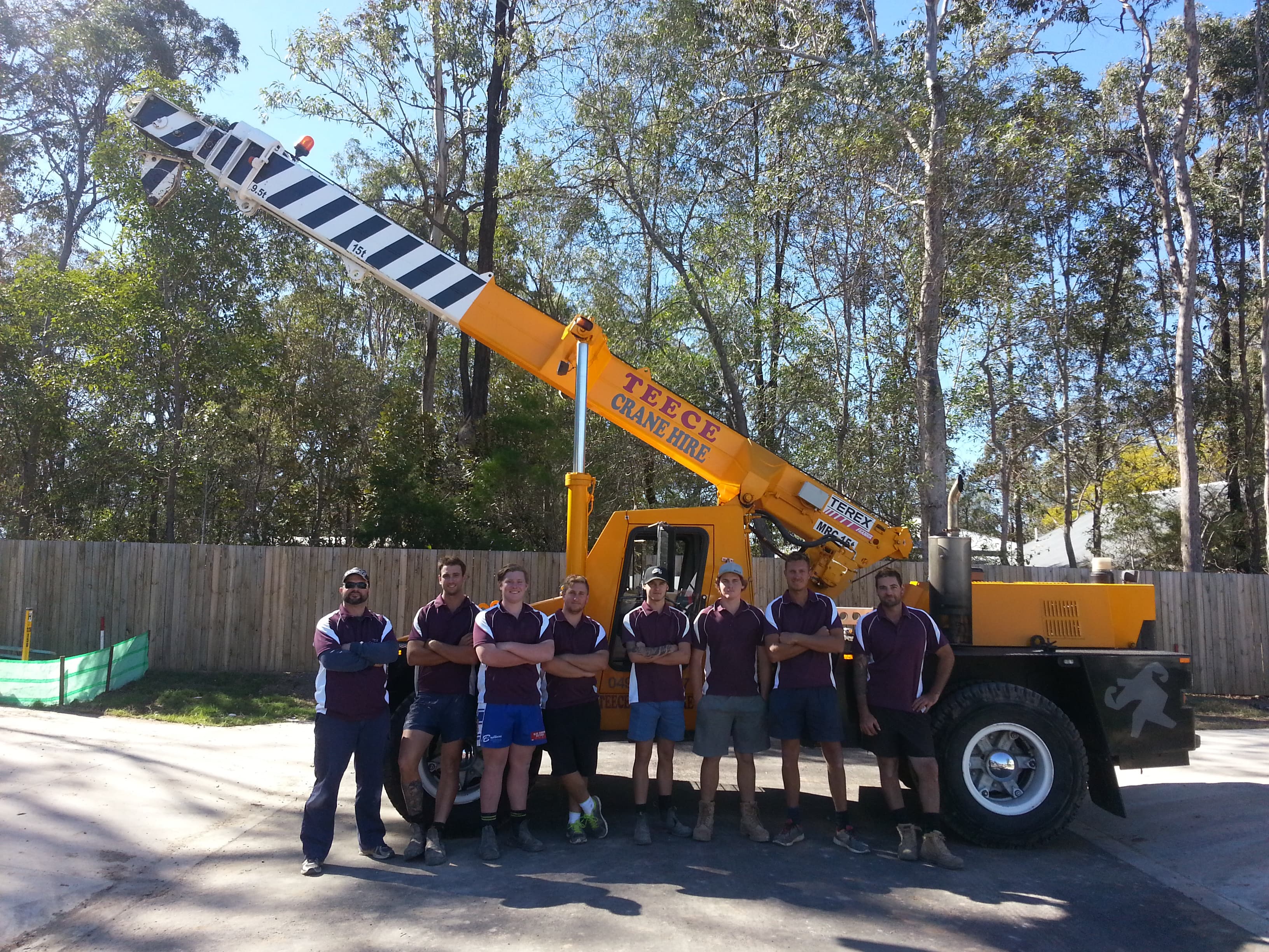 Teece Crane Hire - Franna Mobile Crane Hire - Brisbane