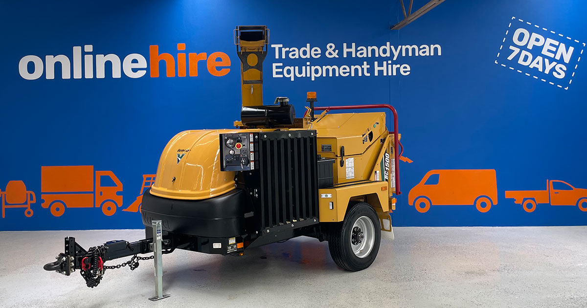 Online-Hire-Vermeer-BC1500-Wood-Chipper-Mulcher