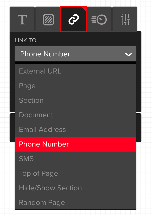 link to phone number 1