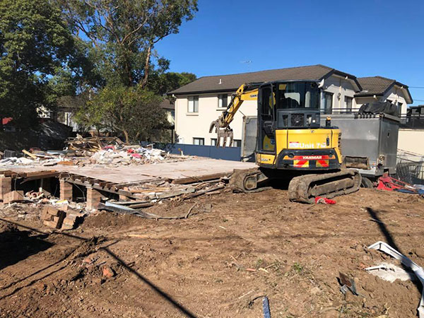 mega work construction commercial demolition in Sydney