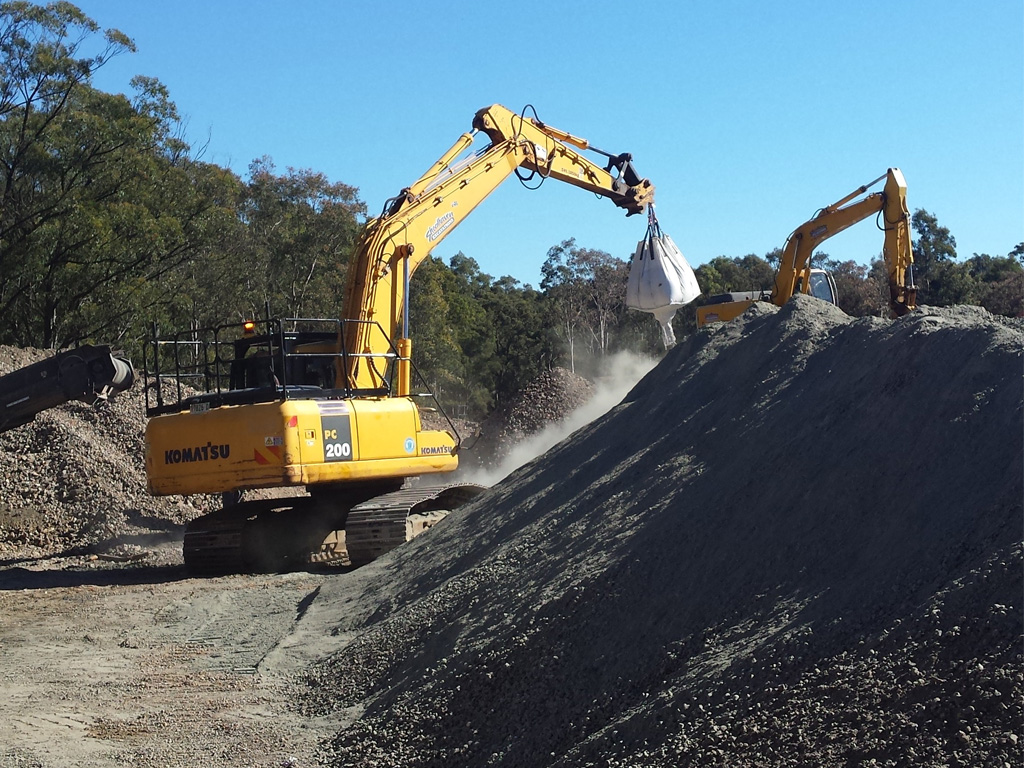 recycling excavators