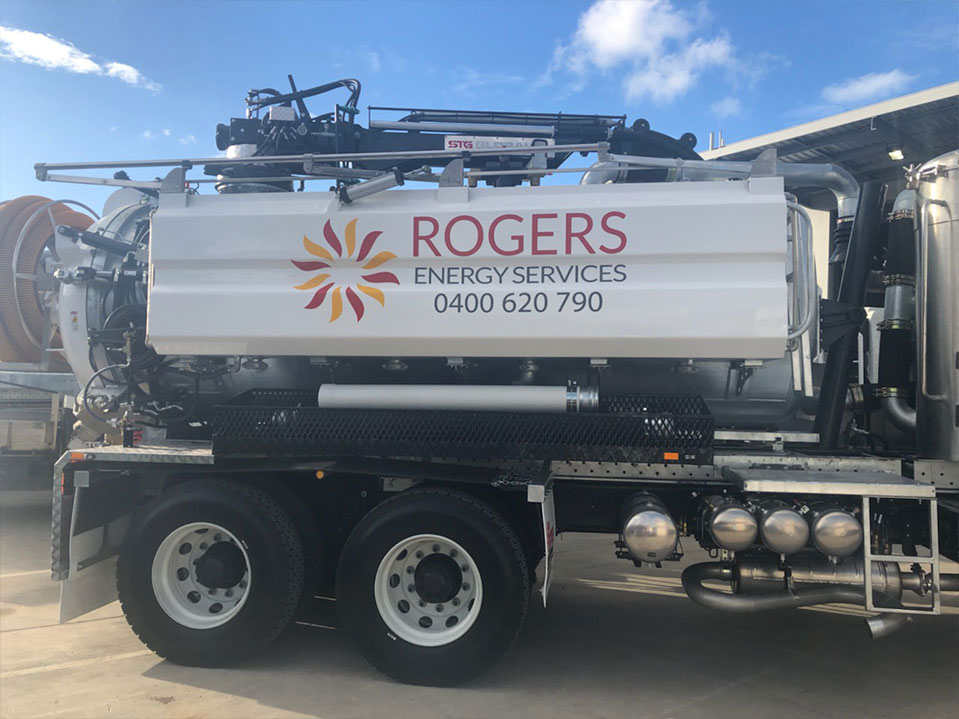 6000L Vacuum Truck Hire Rogers Energy Services